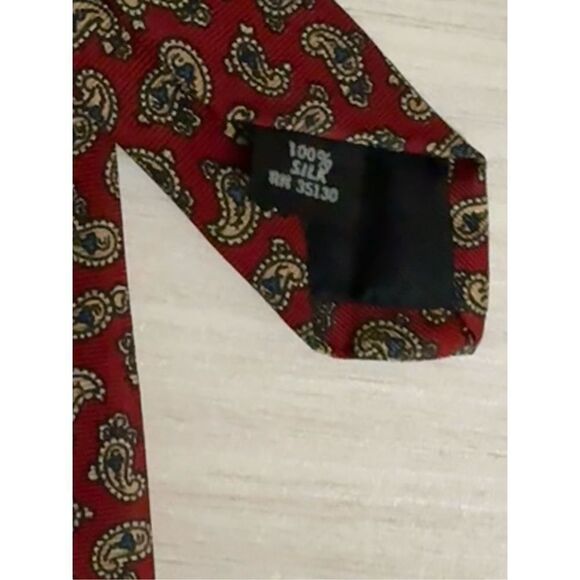 Master Paisley Silk Tie - Picture 7 of 9